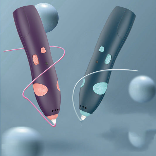 3D Printing Pen With 3 PCL Filament Low Temperature DIY Painting Graffiti Kids Drawing Pen for Children Painting
