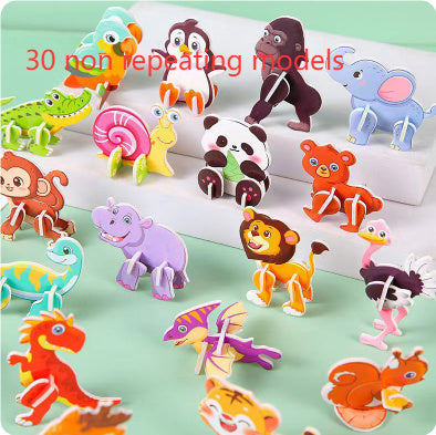 3D Three-dimensional Animal Puzzle Insect Creative Diy Toys Early