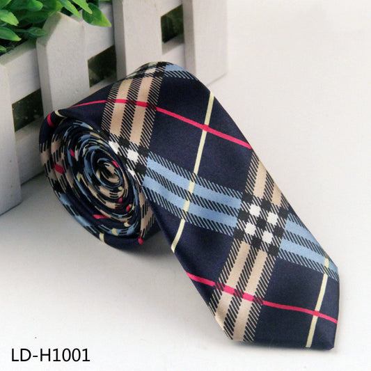 Fashion Casual Men's Polyester Silk Printed Tie