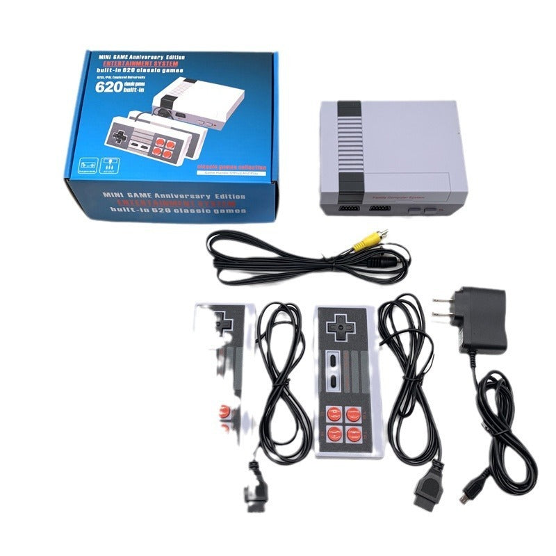 NES Game Console 8-bit Nostalgic 80 S Retro FC NES 620 TV Mini Game Host - Please choose the variant for your region