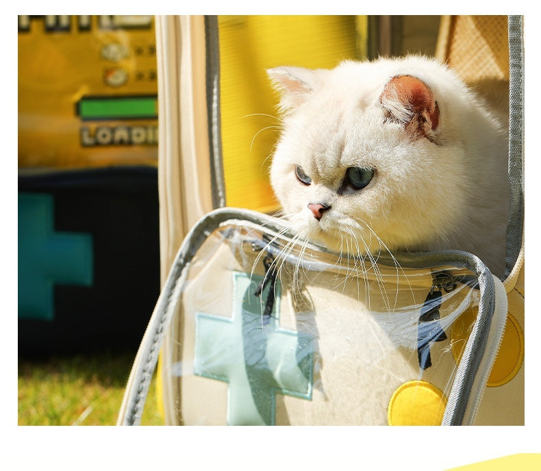 Pet Cat Bag Portable Backpack Foldable For small family members Travel Nest