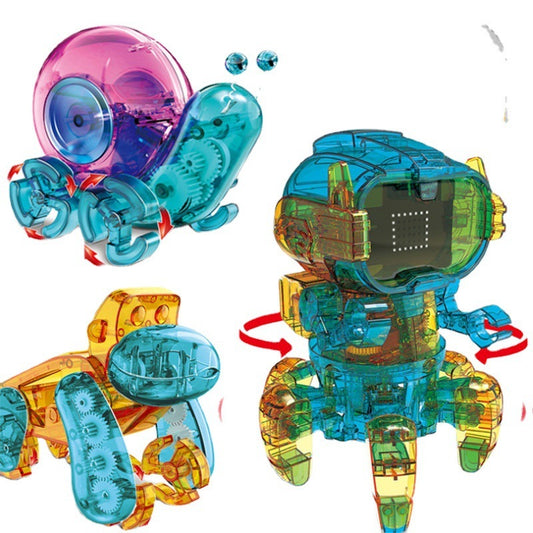 Solar Robot STEM Technology Assembled  Smart Toys