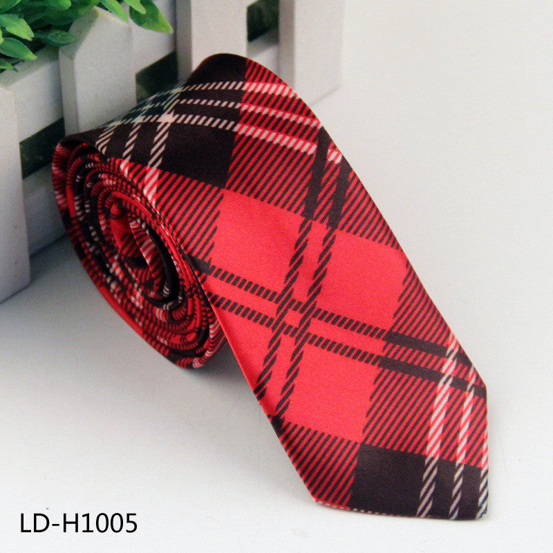 Fashion Casual Men's Polyester Silk Printed Tie