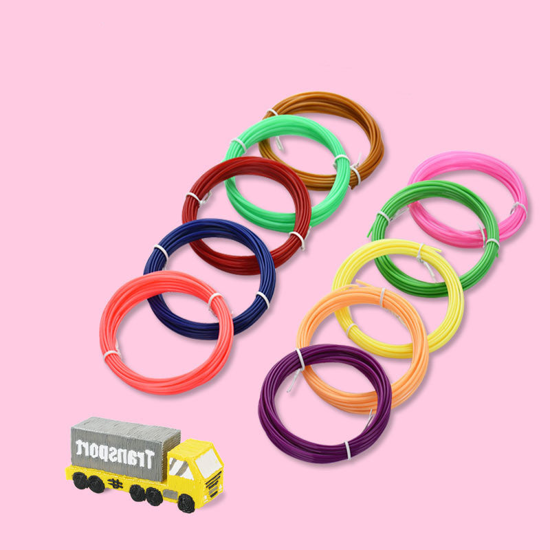 Ink Filament 3D Printing Pen Consumables Low Temperature PCL Material