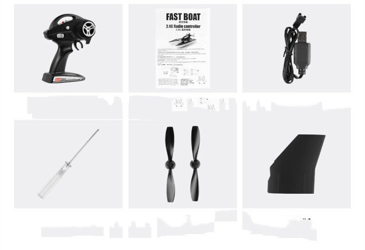 RC High Speed 2.4G Electric Boat Remote Controlled Speed Boat Children's Toy