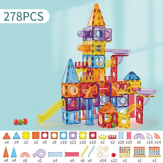 Magnetic Piece Building Block Set Diy Toy Baby Magnet Boy And Girl Puzzle Assembling