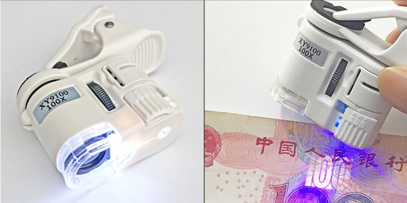 Digital Microscope Camera for Cell Phone with LED Light 1000x