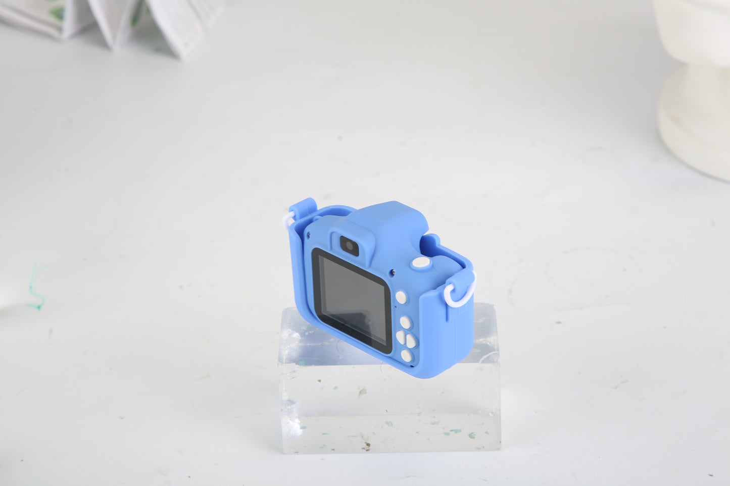 Pink-Blue Options -- 1Pc Dinosaur Kids Selfie Camera Cartoon Camera 48MP 1080P HD Digital Camera With Cartoon Case Card Reader 32G MMC Card For Boys Girls Above Aged 6 Years Old