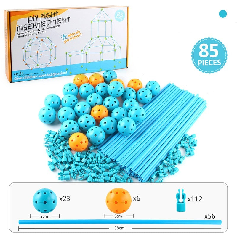 STEM - 3D Construction Fort Building Castles Tents