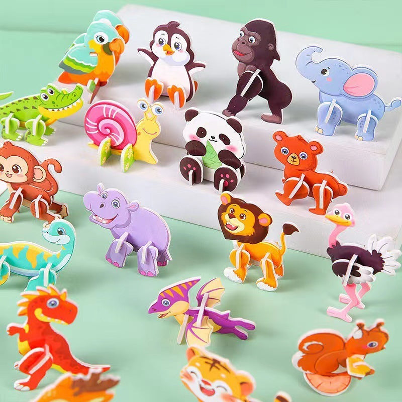 3D Three-dimensional Animal Puzzle Insect Creative Diy Toys Early