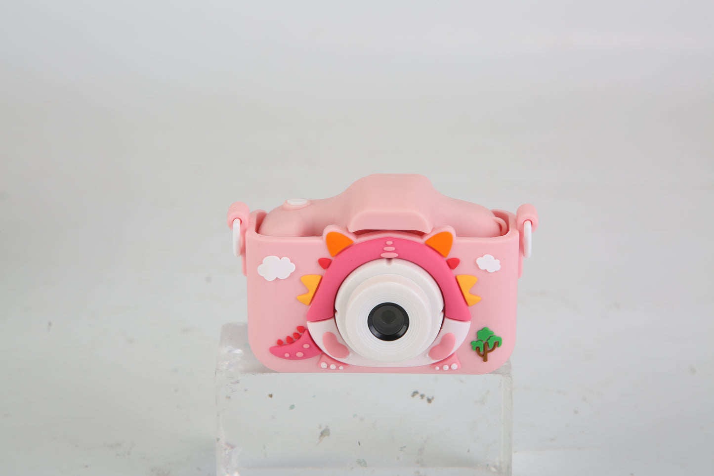 Pink-Blue Options -- 1Pc Dinosaur Kids Selfie Camera Cartoon Camera 48MP 1080P HD Digital Camera With Cartoon Case Card Reader 32G MMC Card For Boys Girls Above Aged 6 Years Old