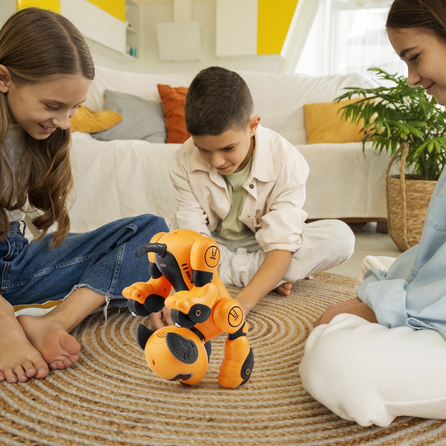 RC Robot Dog Toy Talking Dancing Touch & Voice Remote Control Programmable