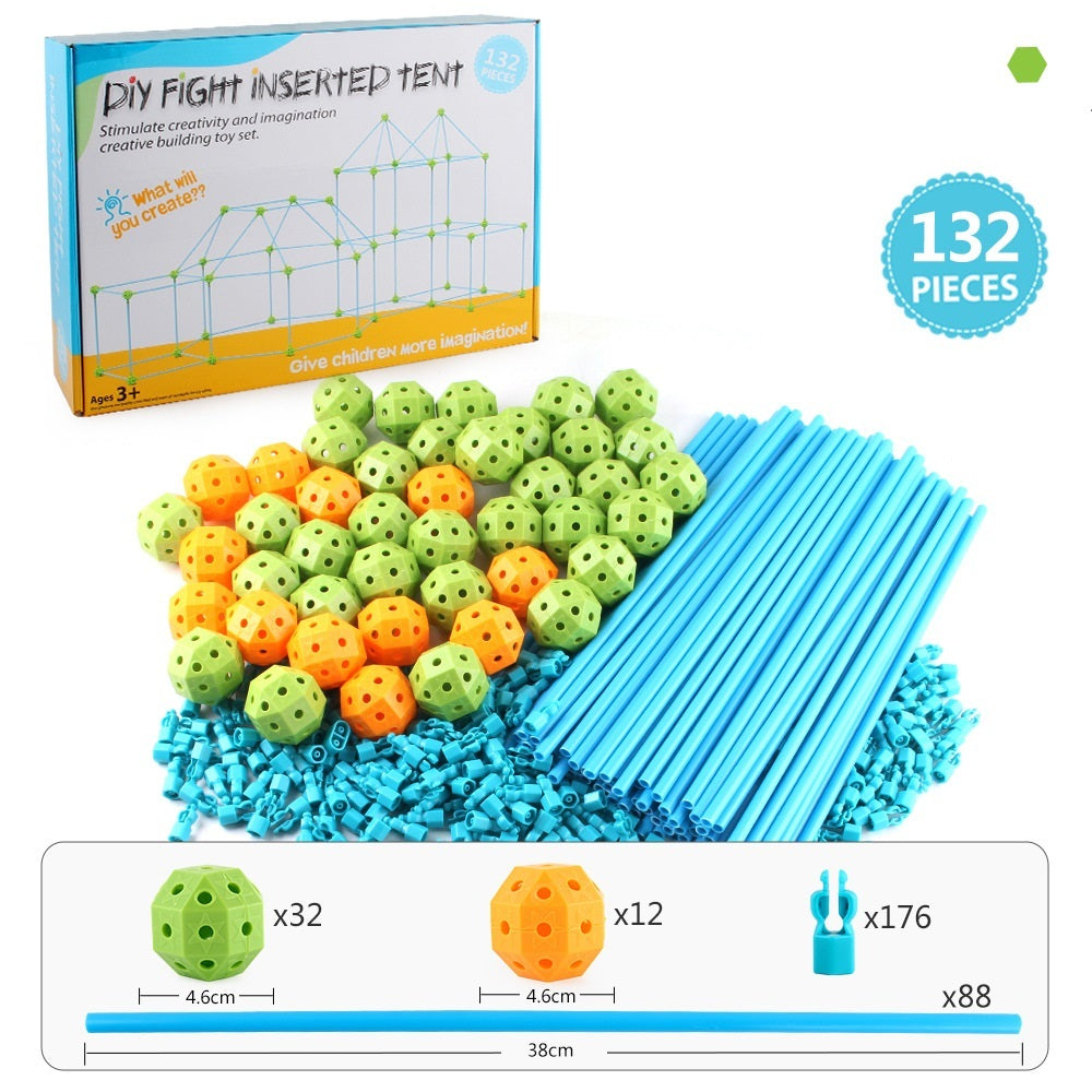 STEM - 3D Construction Fort Building Castles Tents